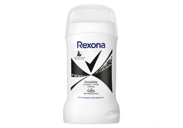 Mot. pieštukinis dezodorantas REXONA INVISIBLE BLACK & WHITE, 50 ml