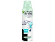 Moteriškas purškiamasis dezodorantas GARNIER MINER.INVISIBLE, 150 ml