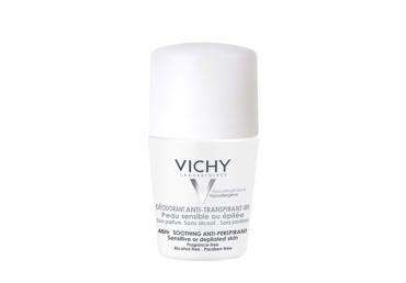 Moteriškas rutulinis dezodorantas-Antiperspirantas VICHY 48H SENSITIVE