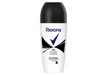Moteriškas rutulinis dezodorantas REXONA INVISIBLE, 50 ml