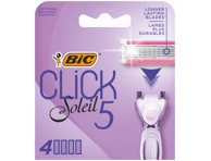 Moteriško skustuvo galvutės BIC SOLEIL CLICK5, 4 galvutės, 4 vnt