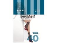 Moteriškos kojinaitės IMMAGINE Italiana Alba40(2p), universalus,nero,TI,6