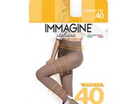 Moteriškos pėdkelnės IMMAGINE Italiana Confort 40den 3 d., nero