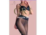 Moteriškos pėdkelnės ORI MIRACLE 20 den, 4 dydis, nero