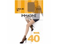 Moteriškos puskojinės IMMAGINE LINA 40, vienas dydis, 2 vnt., 2 vnt