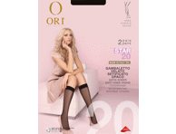 Moteriškos puskojinės ORI Star20(2p), universalus,nature,TI,6