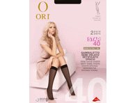 Moteriškos puskojinės ORI Star40(2p), un,nero,TI,6