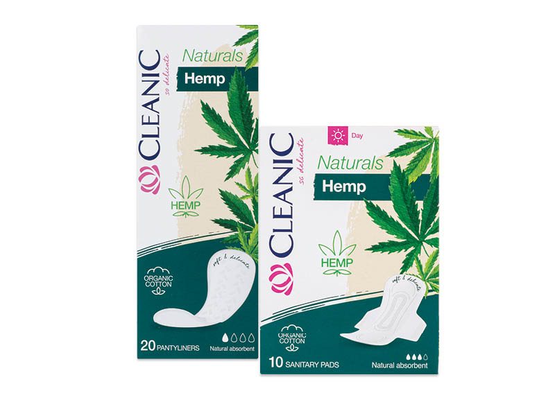 Moterų higienos priemonėms CLEANIC, 10 vnt