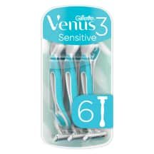 Mot.vienkar.skustuvai VENUS 3 SENSITIVE, 6 vnt