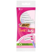 Mot.vienkart. skustuvai BIC TWIN LADY, 5 vnt