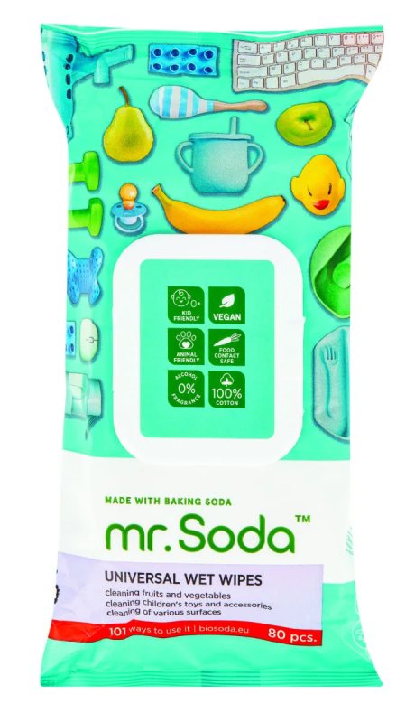 MR.SODA DRĖGNOS UNIVERSALIOS SERVETĖLĖS, 80 vnt