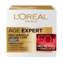 Naktinis veido kremas 50+ AGE EXPERT, 50 ml