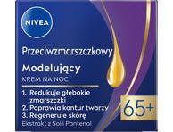 Naktinis veido kremas NIVEA 65+, 50 ml
