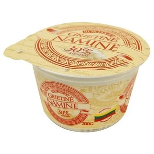 NAMINĖ grietinė, 30% rieb., 200 g