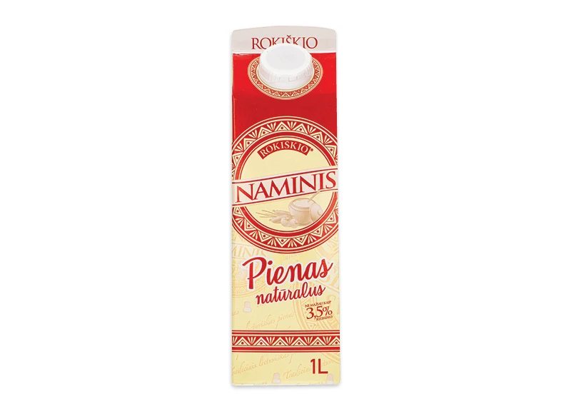 NAMINIS ROKIŠKIO Pienas, 1 l