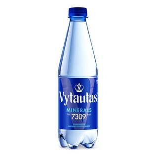 Gazuotas natūralus mineralinis vanduo VYTAUTAS, 0.5 l