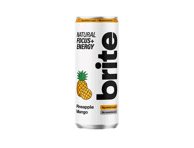 Natūralus energinis gėrimas BRITE ananasas ir mangas, 330 ml