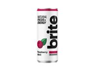Natūralus energinis gėrimas BRITE avietė ir mėta, 330 ml