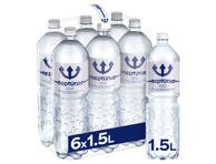 Natūralus gazuotas mineralinis vanduo NEPTŪNAS, 6 x 1.5 l