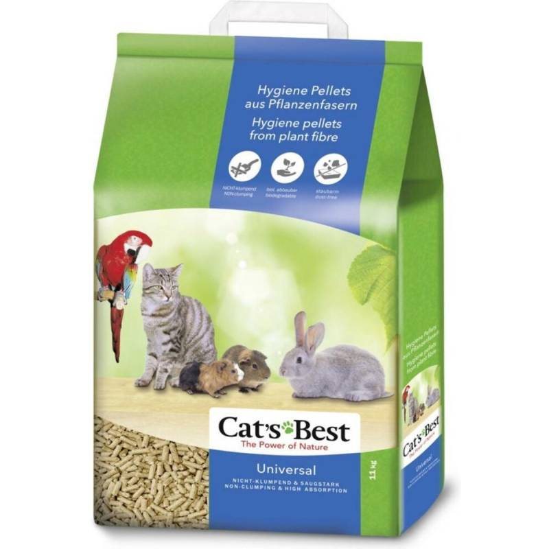 Natūralus granuliuotas kraikas katėms CAT'S BEST Universal, 20 l