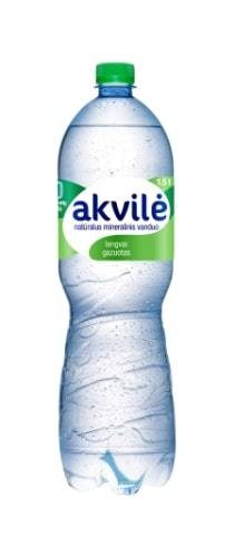 Natūralus mineralinis vanduo AKVILĖ, lengvai gazuotas, PET, 1.5 l