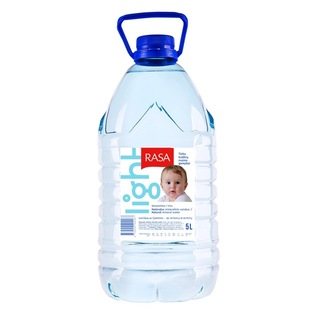 Natūralus negazuotas mineralinis vanduo RASA, 5 l