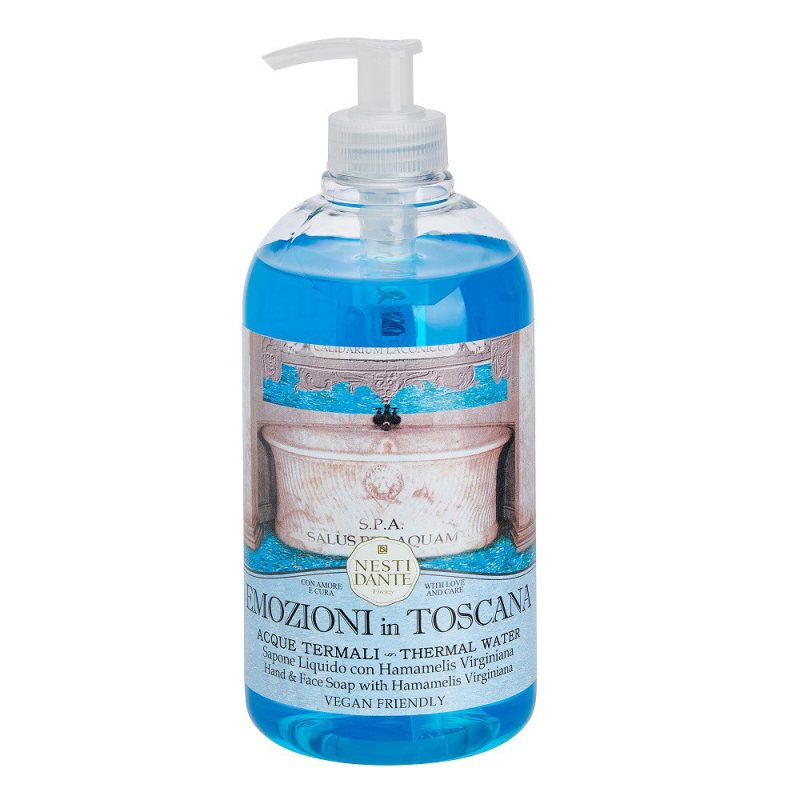 Natūralus skystasis muilas Nesti Dante Emozioni in Toscana, Thermal Water, 500 ml