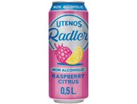 Nealk. UTENOS alaus kokteilis RADLER, aviečių ir citrinų sk., 500 ml