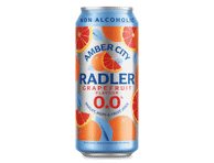 Nealkoholinis alaus kokteilis Amber City Radler Grapefr 0,0%, 0.5 l