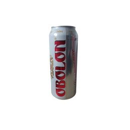 Nealkoholinis alus OBOLON, šviesusis, skard., 500 ml