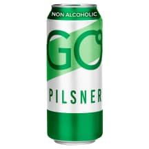 Nealkoholinis šviesusis alus GO PILSNER, 0.5 l