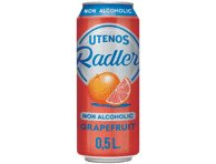 Nealkoholinis UTENOS alaus kokteilis RADLER, greipfrutų sk., 500 ml