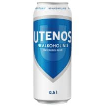 Nealkoholinis UTENOS alus, sk., 0.5 l
