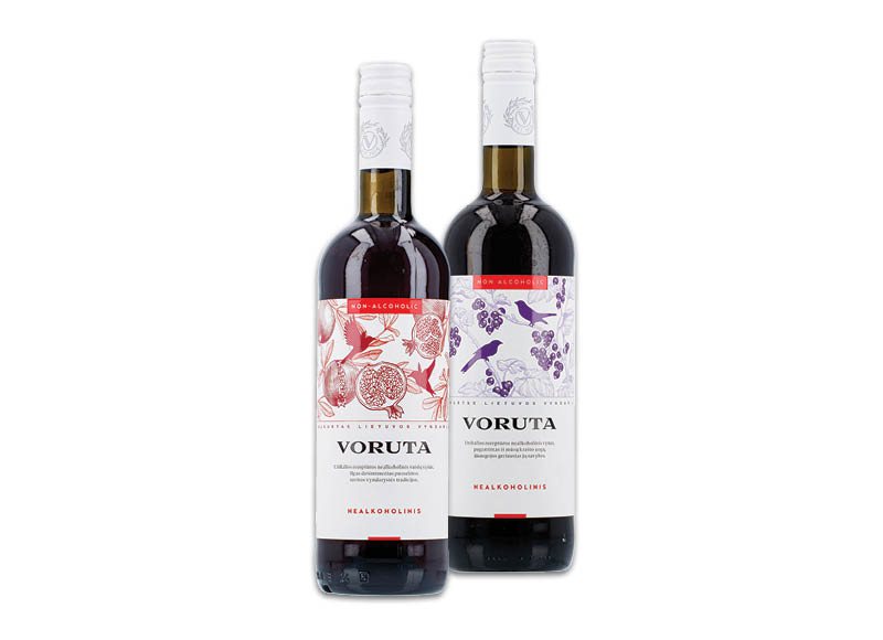 Nealkoholinis vynas VORUTA, 0.75 l