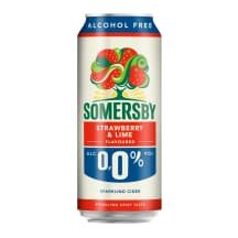 Nealk.sidras SOMERSBY STRAWBERRY & LIME, 0.5 l