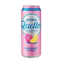 Nealkoholiniai alaus kokteiliai UTENOS RADLER, 0.5 l