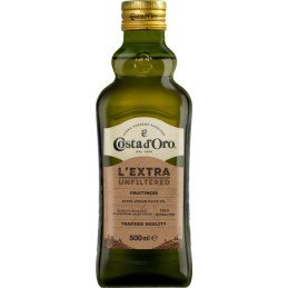 Nefiltruotas alyvuogių aliejus COSTA DORO, 500 ml