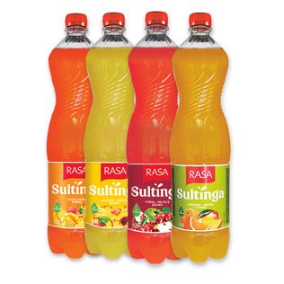 Negaz. gėrimas RASA SULTINGA (4 rūš.), 1.5 l