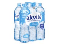 Negazuotas natūralus mineralinis vanduo AKVILĖ, x 6, 1.5 l