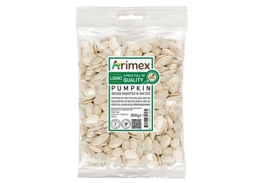 Nelukštentos kepintos ir sūdytos moliūgų sėklos ARIMEX, 300 g