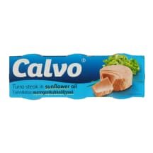 Nesmulk. tunas saulėgrąžų aliejuje CALVO, 240 g
