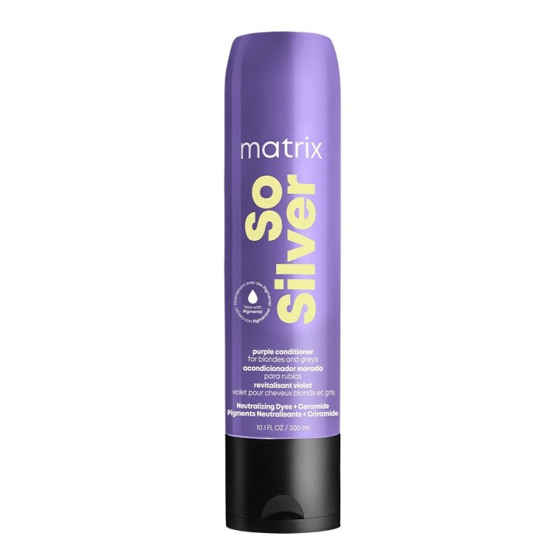 Neutralizuojamasis kondicionierius žiliems ir šviesiems plaukams Matrix Total Results So Silver, 300 ml