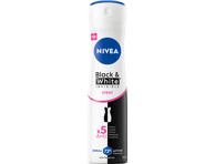 NIVEA BLACK&WHITE CLEAR purškiamasis antiperspirantas moterims, 150 ml