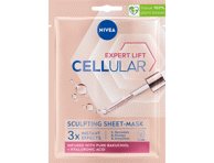 NIVEA CELLULAR EXPERT LIFT veido kontūrus formuojanti lakštinė veido kaukė, prisotinta stangrinamojo serumo