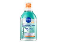 NIVEA DERMA SKIN CLEAR MICELINIS VANDUO Į BĖRIMUS LINKUSIAI ODAI SU 5% SERUMO, 400 ml