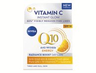 NIVEA Q10 ANTI-WRINKLE ENERGY ŠVYTĖJIMO SUTEIKIANTIS DIENINIS KREMAS SU SPF15, 50 ml