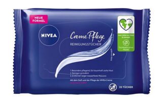 „Nivea“ valomosios servetėlės „Creme Care“