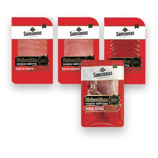 Nugarinei KLEBONIŠKA ir kumpiui KLEBONIŠKAS (4 rūš.), 100 g, 80 g