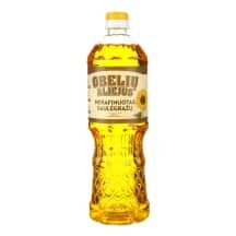 OBELIŲ nerafinuotas saulėgrąžų aliejus, 0.9 l