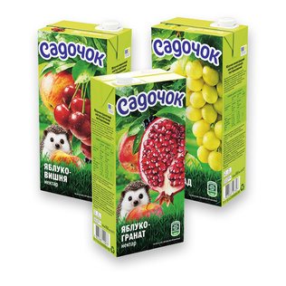 Obuol. nektar. SADOCHOK su granat., vyšn. arba vynuog., 0.95 l